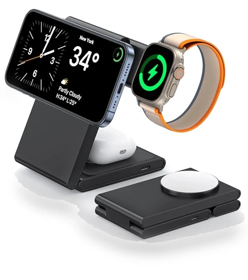 3 in 1 Wireless Charging Station for Multiple Devices — Chargers, CUCICU