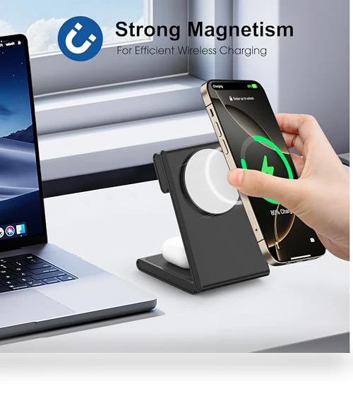 3 in 1 Wireless Charging Station for Multiple Devices — Chargers, CUCICU