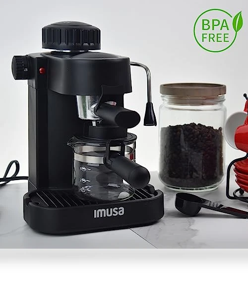 4 Cup Espresso/Cappuccino Maker — Coffee & Espresso Combos, Imusa