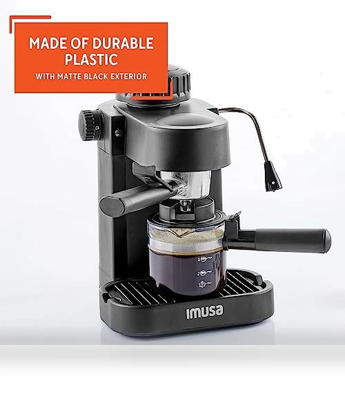 4 Cup Espresso/Cappuccino Maker — Coffee & Espresso Combos, Imusa