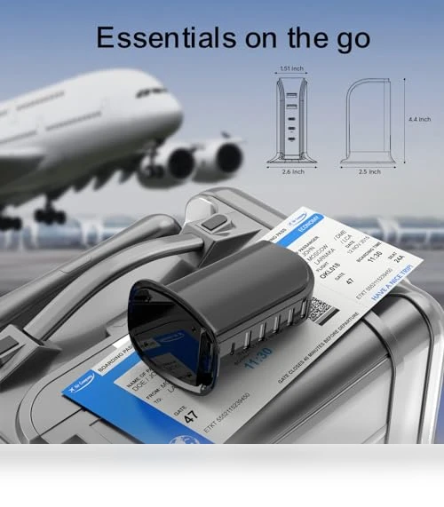 6-Port USB Charger Block with Type C — Chargers, SHENZHEN YIBOYUAN ELECTRONICS CO., LTD.