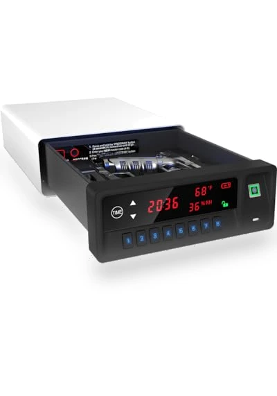 Biometric Pistol Safe with LCD Display — Biometric Security, QINGENO