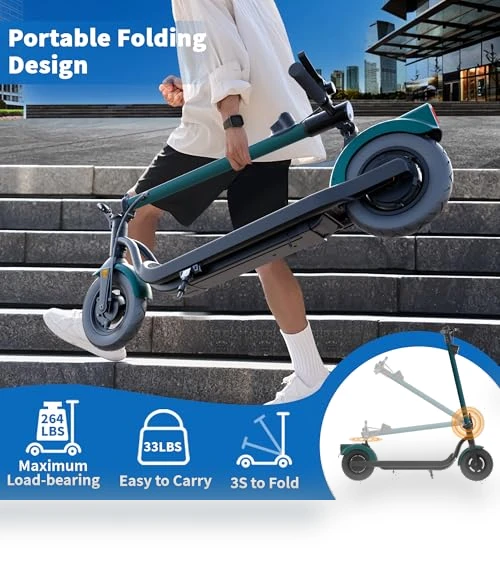Foldable Electric Scooter with App Control — Electric Self-Balancing Scooters, GuduDobu