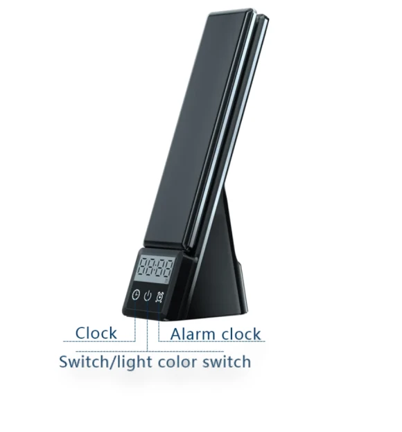 Folding Eye Protection Desk Lamp with Wireless Charger — Chargers