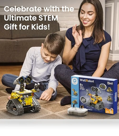 Robot Building Kit with Remote Control — Interactive Figures & Robots, Sillbird