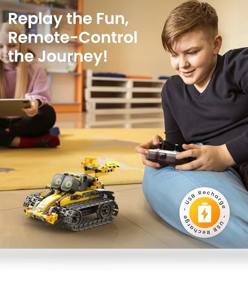 Robot Building Kit with Remote Control — Interactive Figures & Robots, Sillbird