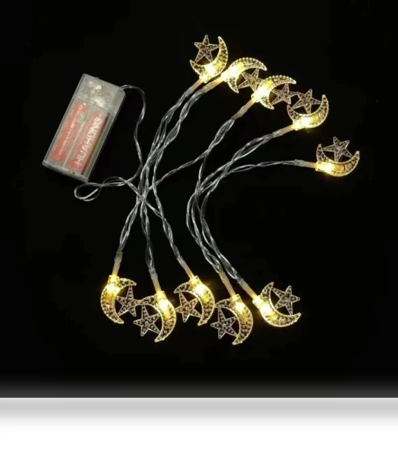 Stars and moon light strings — String Lights