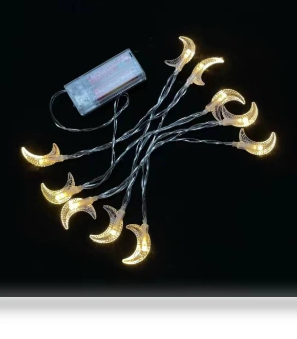 Stars and moon light strings — String Lights