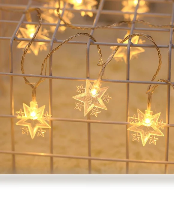 Stars and moon light strings — String Lights