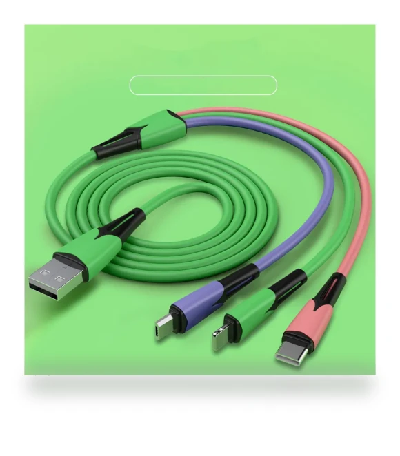 3-in-1 Charger Data Cable — Cables