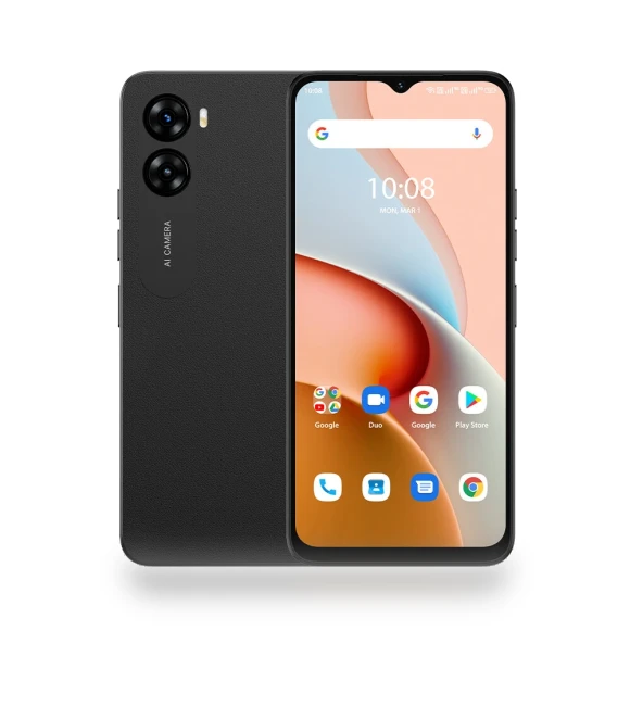 4GB RAM 64GB ROM 13MP Dual Camera 5150mAh 6.52 inch Android 13 Face Unlock Helio A22 Quad Core 4G Smartphone — Mobile Devices & Accessories, UMIDIGI