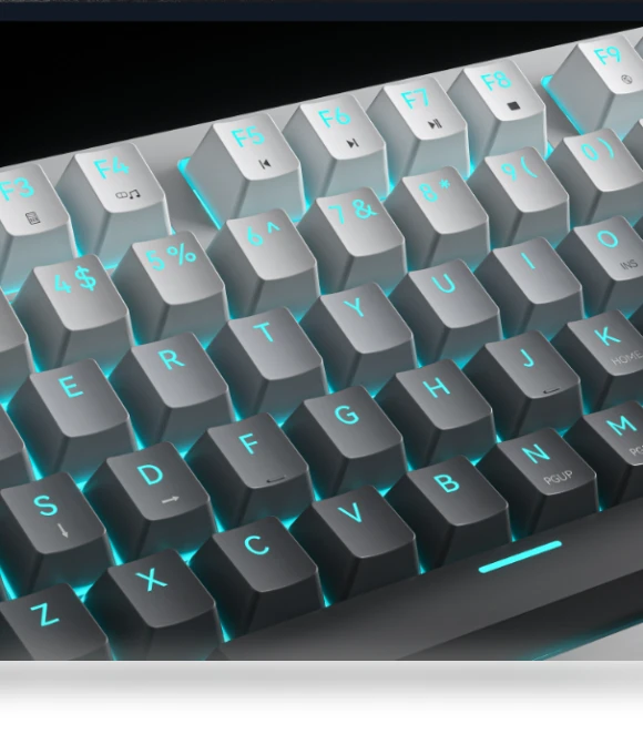 94-key hot-swappable PBT impregnated gradient keycaps — Gaming Keyboards