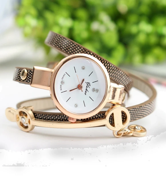 Crystal Dial Ladies Quartz Watch — Women's Wrist Watches