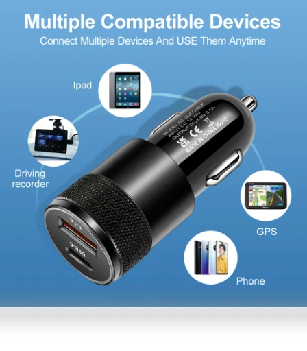 Fast Charging Car Charger — Chargers