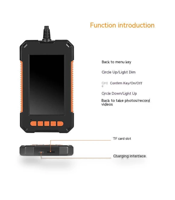 HD Pipeline Camera with Screen — Borescopes