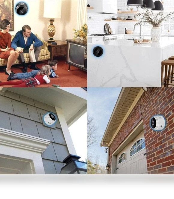 Mini 1080p HD Wireless Magnetic Security Camera — Security Cameras
