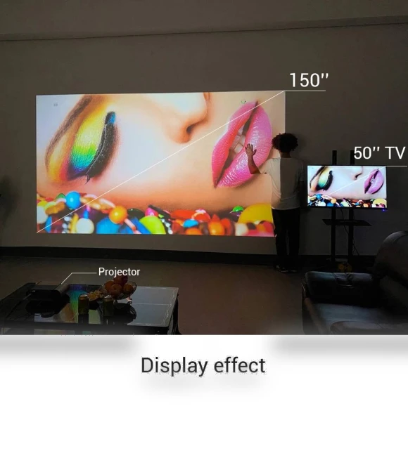 Portable LCD Projector — Home Theater Projectors, BYINTEK