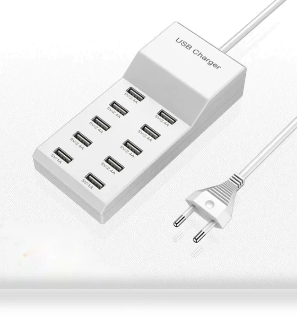 10 Port Multi Device USB Charging Station — Power Hubs