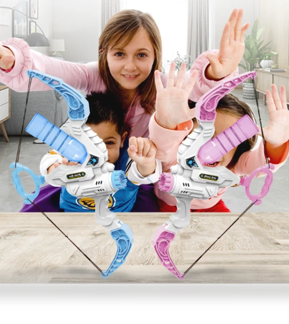 Bubble Bow and Arrow Water Gun Two-in-One Electric Light Bubble Machine — Bubble Toys, Douyin