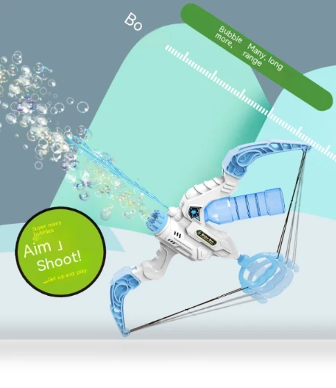 Bubble Bow and Arrow Water Gun Two-in-One Electric Light Bubble Machine — Bubble Toys, Douyin
