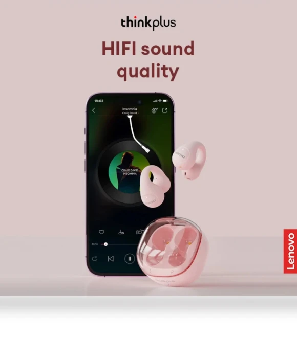 C-Clip OWS Earbuds — In-Ear Headphones, Lenovo