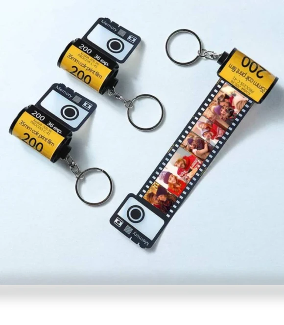 Colorful Camera Roll Keychain — Keyrings & Keychains