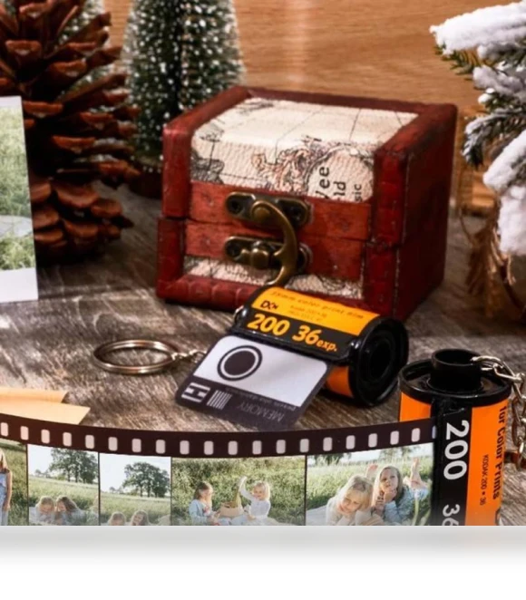 Colorful Camera Roll Keychain — Keyrings & Keychains
