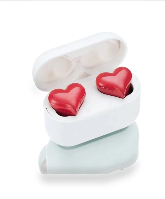 Heart-shaped Wireless Headphones — In-Ear Headphones