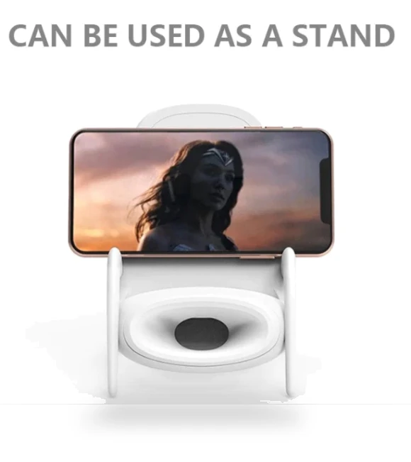 Portable Mini Chair Wireless Charger with Speaker — Chargers