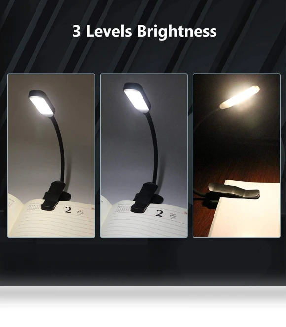 Rechargeable 7 LED Book Light with Touch Switch — Reading Lights