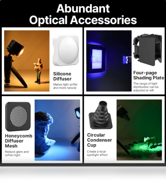 RGB Mini COB Video Camera Light — Photography Lighting & Studio Equipment, Ulanzi