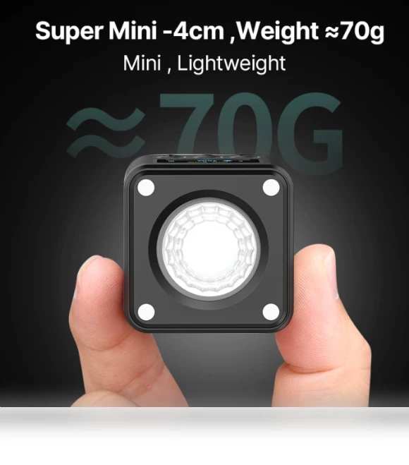 RGB Mini COB Video Camera Light — Photography Lighting & Studio Equipment, Ulanzi