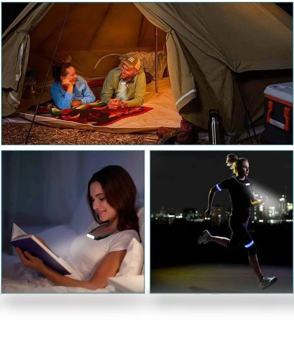 Adjustable Brightness LED Neck Reading Light — Reading Lights