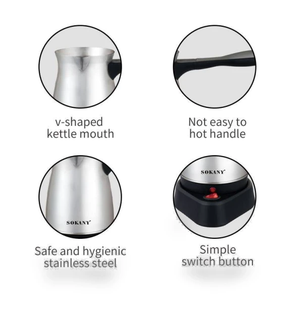Electric Turkish Coffee Pot — Kettles & Tea Machines, SOKANY