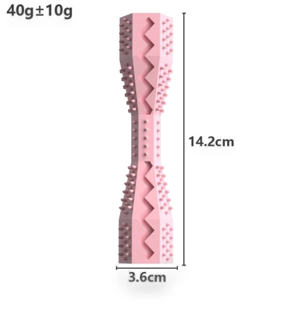 Hexagonal Molar Teeth Cleaning Stick Pet Toothbrush — Dental Care