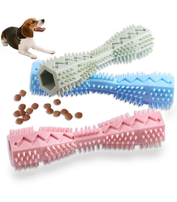Hexagonal Molar Teeth Cleaning Stick Pet Toothbrush — Dental Care