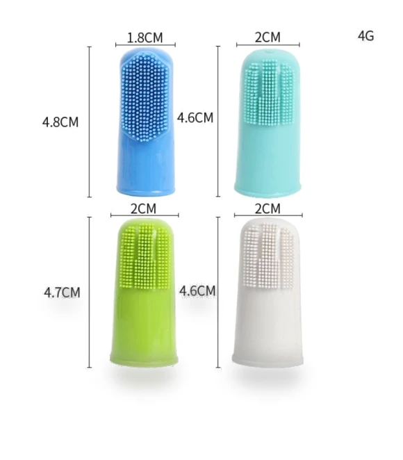 Pet Fingertip Toothbrushes — Brushes
