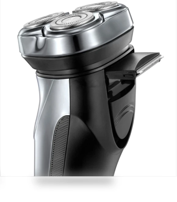 Universal Voltage Double Ring Three Knife Head Electric Shaver — Grooming Essentials