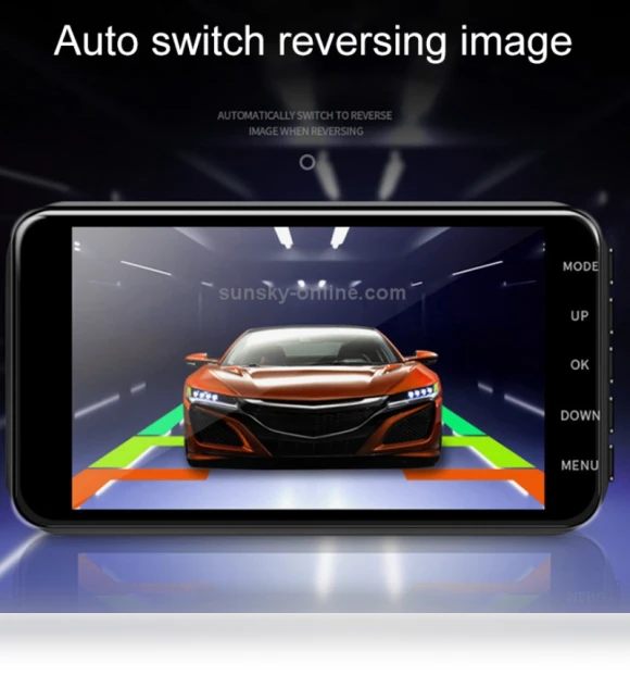 4-inch Car 2.5D High-Definition 1080P Dual Recording Car Recorder — Dashboard Cameras