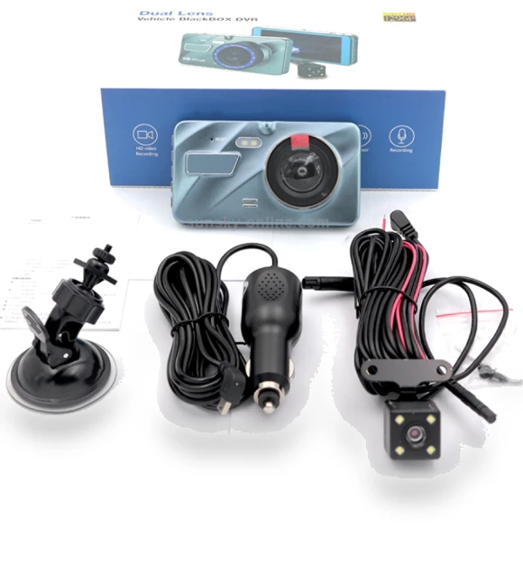 4-inch Car 2.5D High-Definition 1080P Dual Recording Car Recorder — Dashboard Cameras