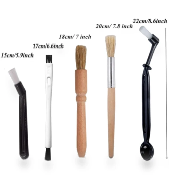 4 Piece Coffee Machine Cleaning Brush Set — Brushes