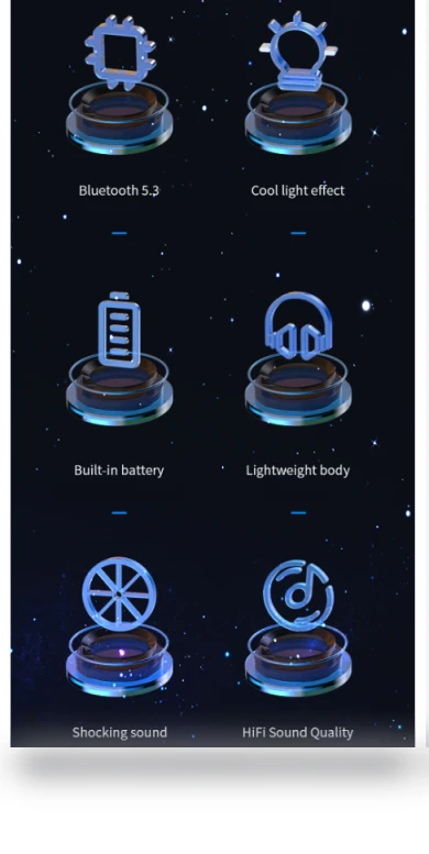 Bluetooth 5.3 Headphone with HiFi Stereo Bass — Over-Ear Headphones, AWEI