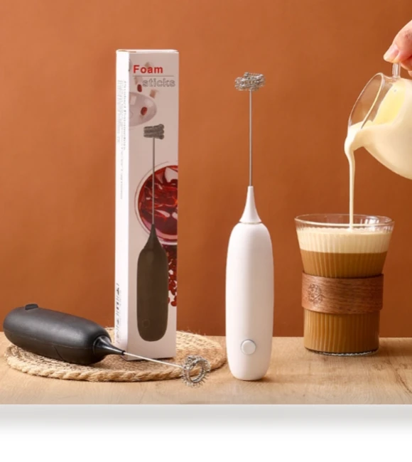 Cordless Handheld Milk Coffee Frother — Milk Frothers