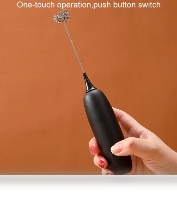 Cordless Handheld Milk Coffee Frother — Milk Frothers