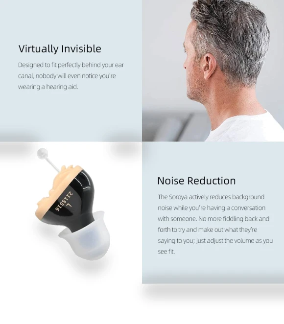 Digital Noise Reduction Hearing Aid Sound Amplifier — Hearing Support
