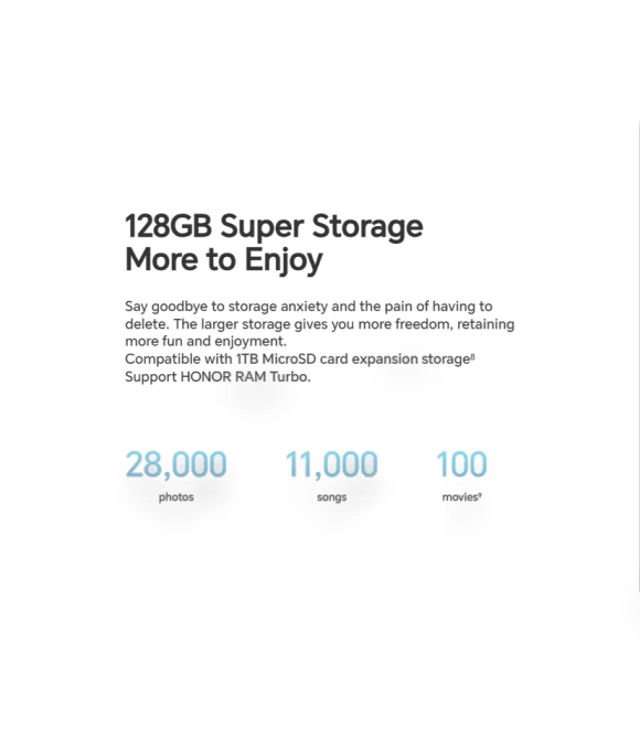 Smartphone with 5200mAh Battery and 50MP Triple Camera — Mobiles, Honor