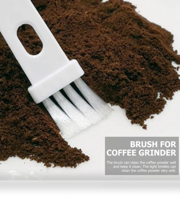 Coffee Bean Grinder Spoon Cleaning Brush Set — Cleaning Products