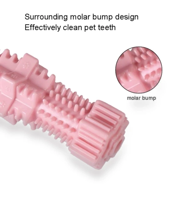Hexagonal Molar Rods Pet Tooth Brush — Toothbrushes