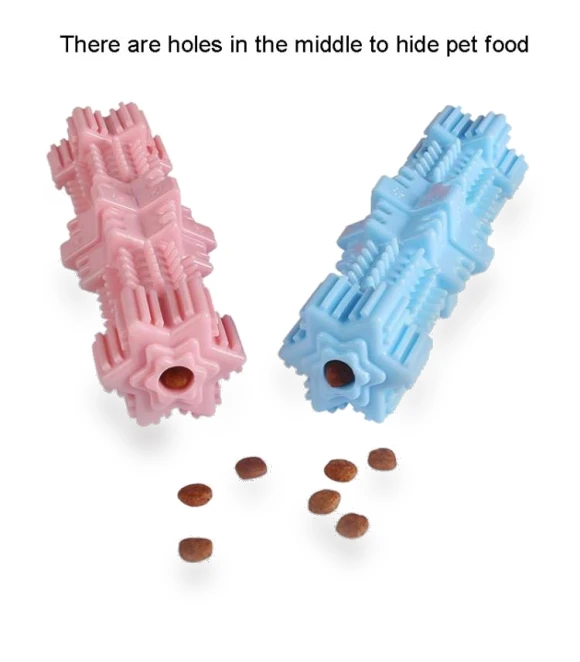 Hexagonal Molar Rods Pet Tooth Brush — Toothbrushes