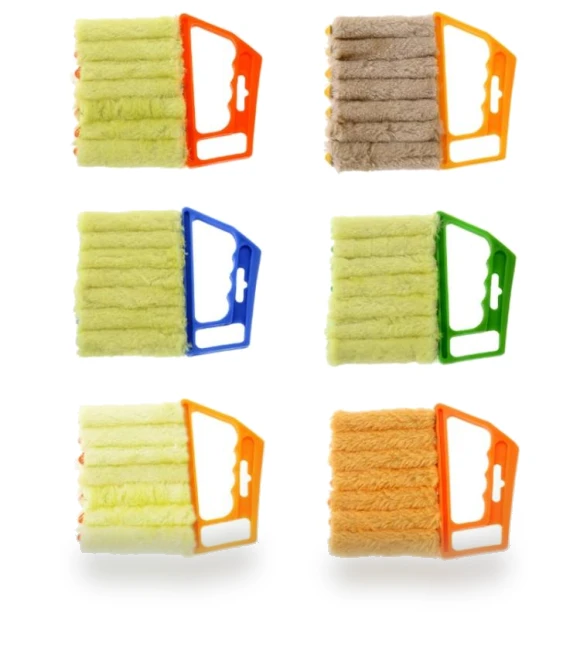 Microfiber Blind Dust Removal Cleaning Brush — Dusting Tools
